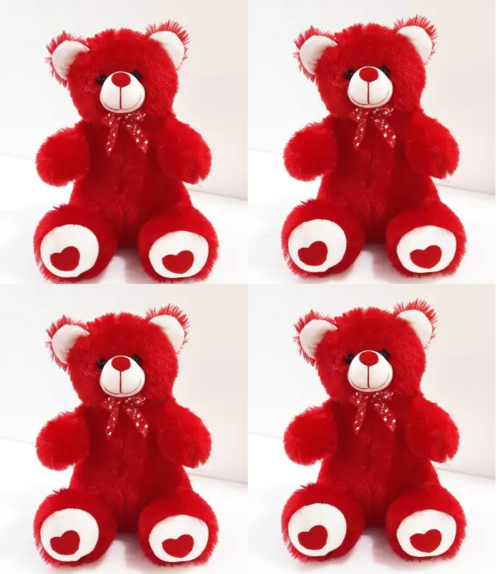Soft Toy Red Teddy bear
