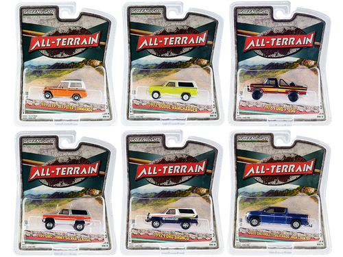\All Terrain\" Set of 6 pieces Series 10 1/64 Diecast Model Cars by