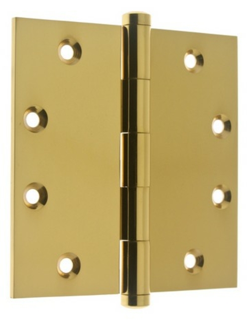 Idh by St. Simons 84545-3NL Solid Brass Full Mortise Door Hinges,