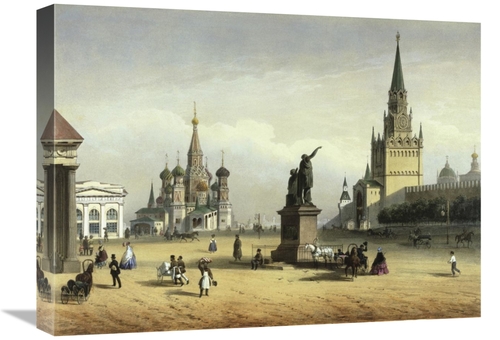 Global Gallery GCS-281860-22-142 22 in. View of Red Square - From Mosc