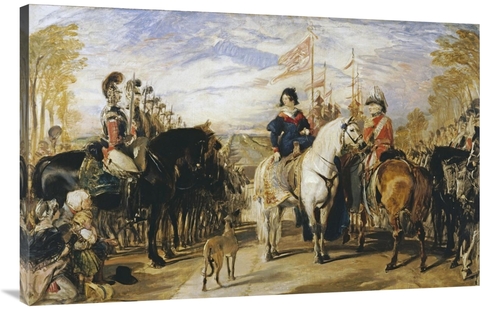 Global Gallery GCS-266721-44-142 44 in. Queen Victoria & the Duke of W