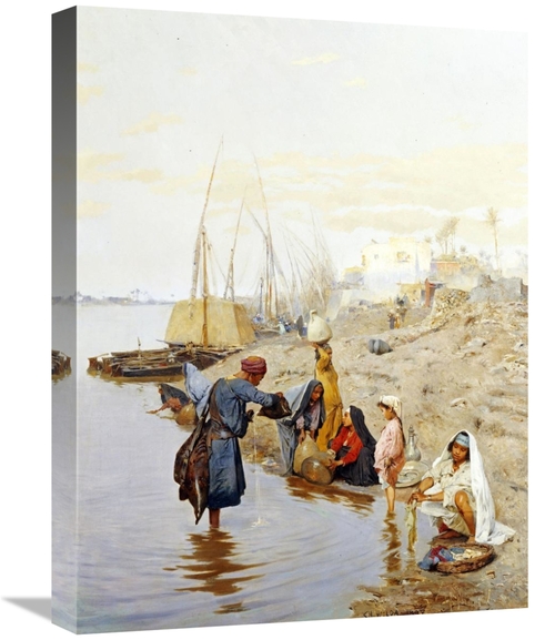 Global Gallery GCS-268680-22-142 22 in. At the Waters Edge Art Print -