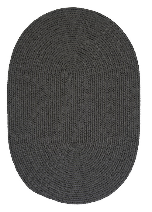 Colonial Mills Rug BR41R024X096 Boca Raton - Gray 2 ft. x 8 ft. Braide