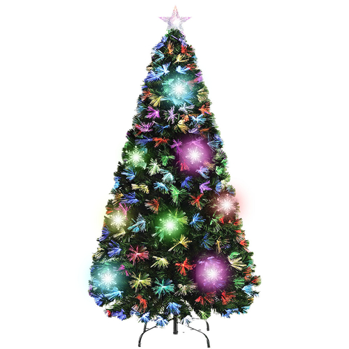 Christmas By Sas 1.8m Fibre Optic/LED Christmas Tree 210 Tips