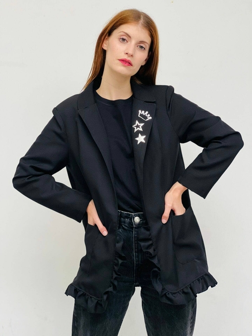 Blazer Volante Corona Boca Plata