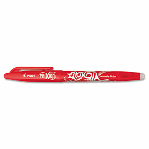 Pilot 31552 FriXion Ball Erasable Gel Pen  Red Ink  0.7mm Fine
