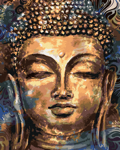 Paint by Numbers - BUDDHA WITH ORNAMENTS