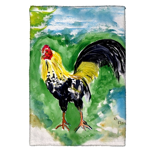 Betsy Drake KT449 Bantam Rooster Kitchen Towel