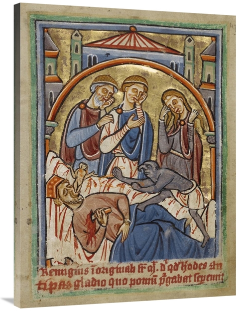 Global Gallery GCS-457564-3040-142 30 x 40 in. The Suicide of Herod Ar