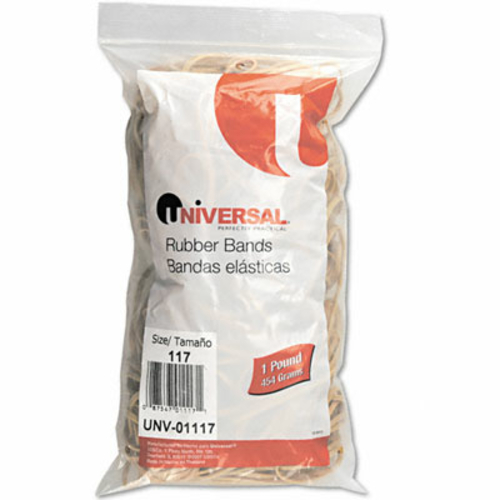 Universal 01117 Rubber Bands- Size 117- 7 x 1/8- 210 Bands/1lb Pack