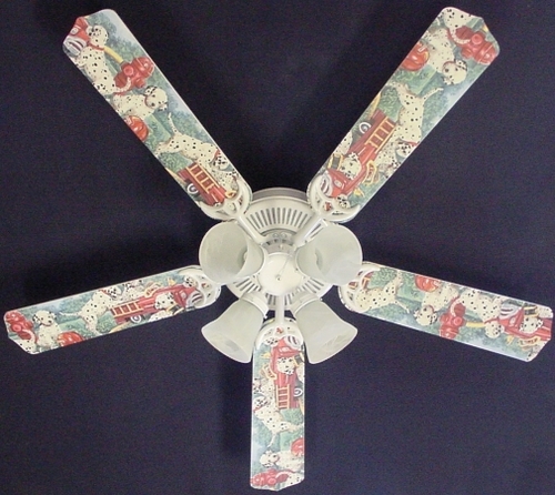 Ceiling Fan Designers 52FAN-KIDS-KDFT Dalmations Fire Truck no.1 Ceili