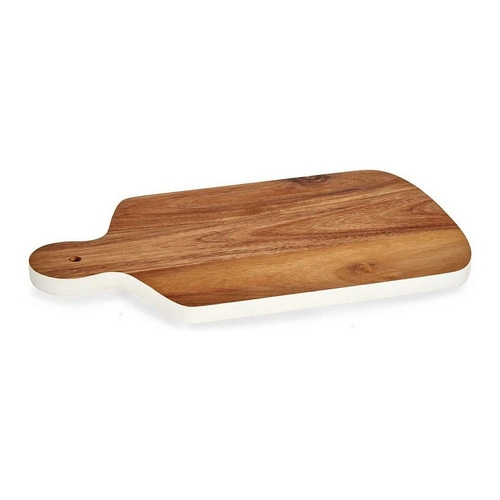Cutting board Brown White 21,5 x 1,5 x 33,5 cm Acacia