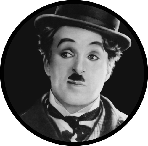 3 Inch Cloth Patch Charlie Chaplin