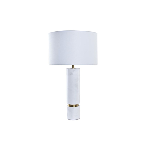 Desk lamp DKD Home Decor White Golden Metal Marble 50 W 220 V 41 x 41