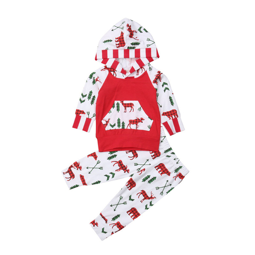 Casual Christmas Kids Baby Girl Boy Cotton