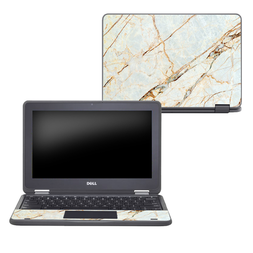 MightySkins DECHR3189-Antique Marble Skin for Dell Chromebook 11 in. 3