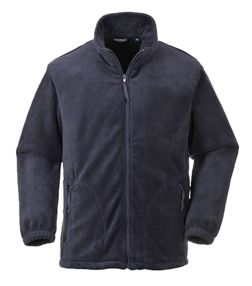 Portwest UF400 Extra Large Argyll Heavy Weight Fleece Jacket, Navy