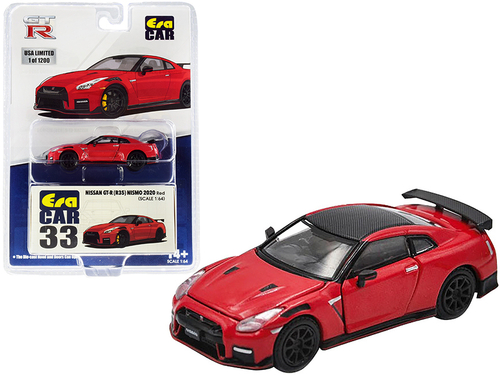 2020 Nissan GT-R (R35) Nismo RHD (Right Hand Drive) Red with Carbon