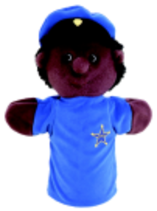 Get Ready Kids African American Police Officer Hand Puppet