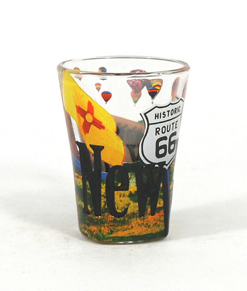 Americaware SGNMX01 New Mexico Full Color Etched Shot Glass
