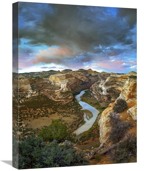 Global Gallery GCS-396471-1824-142 18 x 24 in. Winding Yampa River&#44