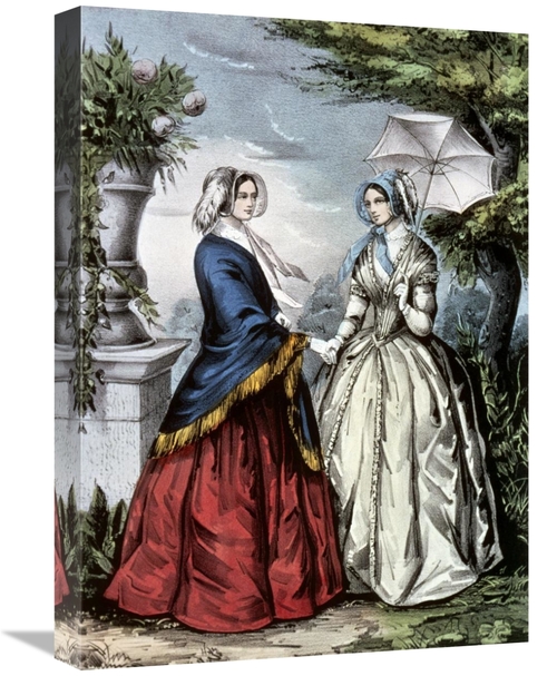 Global Gallery GCS-277211-22-142 22 in. Sisters Art Print - Currier & 