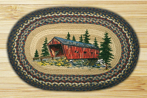 Capitol Importing 65-304CB Covered Bridge - 20 in. x 30 in. Oval Patch