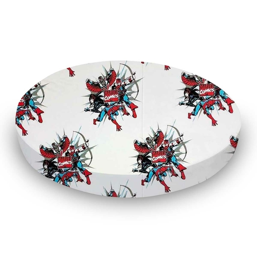 SheetWorld Fitted Oval Crib Sheet Fits Stokke Mini - 100% Cotton Woven