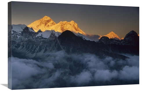 Global Gallery GCS-453479-2030-142 20 x 30 in. Mount Everest, Lhot