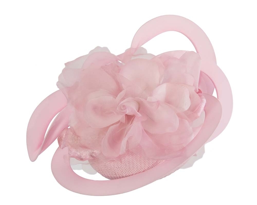 Unusual pink Fillies Collection fascinator with flower for  Cup S155SP