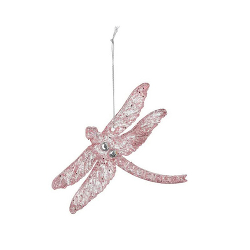 Decorative Figure Christmas Decoration Pink Christmas bauble (10 X 1 X