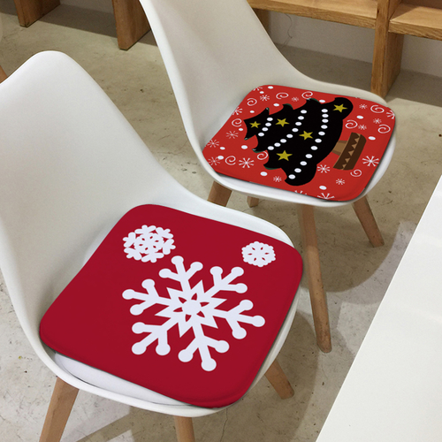 Christmas Series Chair Seat Cushion Non slip Soft