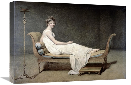 Global Gallery GCS-277278-22-142 22 in. Portrait of Mrs. Recamier Art 