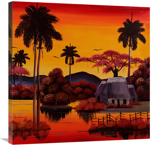 Global Gallery GCS-477321-3030-142 30 x 30 in. Palms Way Art Print - F