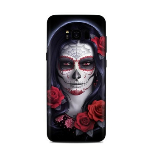 DecalGirl SGS8P-SKROSE Samsung Galaxy S8 Plus Skin - Sugar Skull Rose