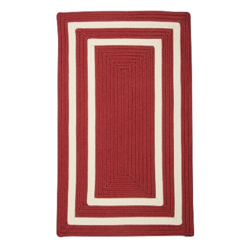 Colonial Mills Rug PY71R084X108R 7 x 9 ft. La Playa Braided Rug Sangr