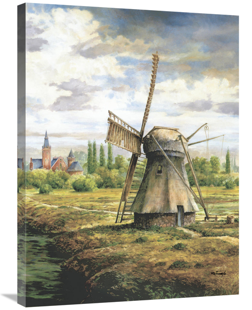 Global Gallery GCS-115768-2432-142 24 x 32 in. Brouwers Windmill Art P