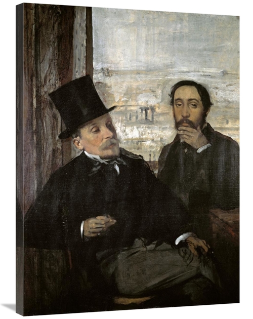 Global Gallery GCS-277321-36-142 36 in. Degas & Evariste De Valernes A