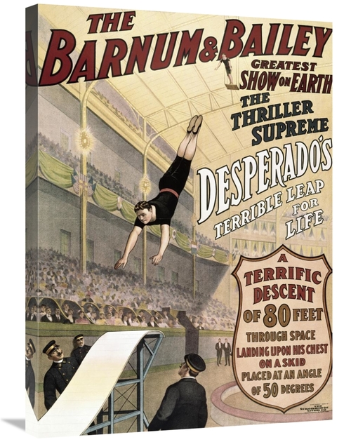 Global Gallery GCS-280675-30-142 30 in. Barnum & Bailey - Desperados T