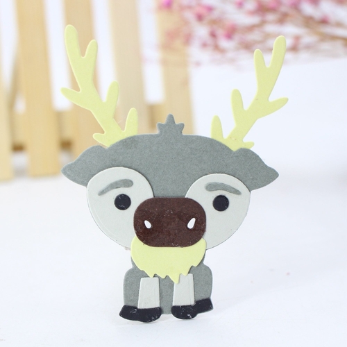 1pc Cute Deer Metal Cutting Dies Stencils for