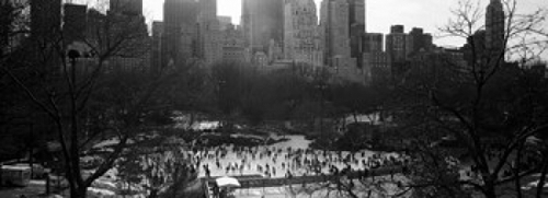 Panoramic Images PPI78150L Wollman Rink Ice Skating  Central Park  NYC