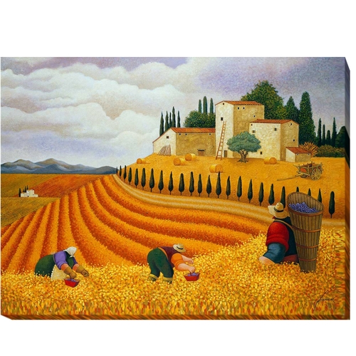 Artistic Home Gallery 1216P394IG Village Harvest by Lowell Herrero Pre