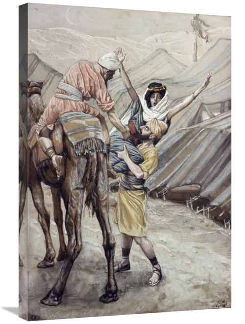 Global Gallery GCS-280509-30-142 30 in. Seduction of Dinah, Daught