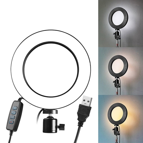 4.5" LED Ring Light Dimmable 3200K 5500K Annular