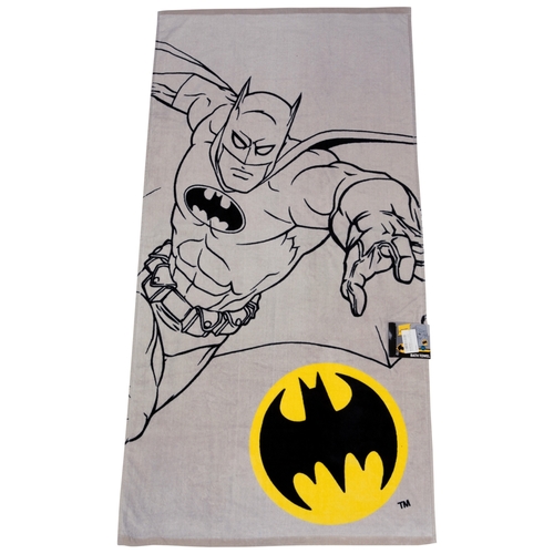 Batman 824916 Character Sketch & Symbol Bath Towel