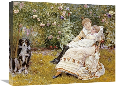 Global Gallery GCS-268170-22-142 22 in. Pleasant Hours Art Print - Edw