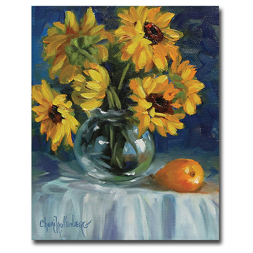 Artistic Home Gallery 1620X485IG Sunflower & Pear by Cheri Wollenberg 