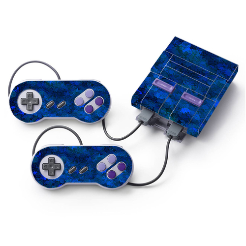 MightySkins NISUNES-Blue Ice Skin for Nintendo Super NES Classic - Blu