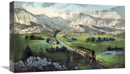 Global Gallery GCS-267896-22-142 22 in. The Great West Art Print - Cur