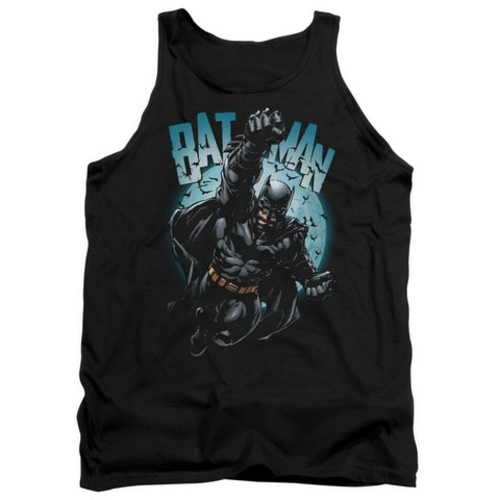 Trevco Batman-Moon Knight - Adult Tank Top - Black- Medium